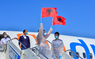 Arabian Aerospace - Flydubai touches down in Tirana