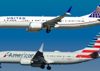 Flying on American Airlines, United Airlines Boeing 737 Max jets compared