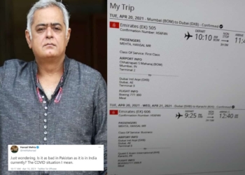 Hansal Mehta compares COVID 19 in India Pak gets ticket - Travel News, Insights & Resources.