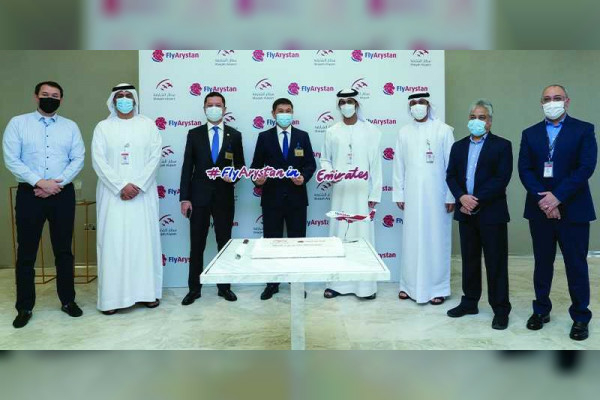 Sharjah Airport receives inaugural flight of FlyArystan - Travel News, Insights & Resources.