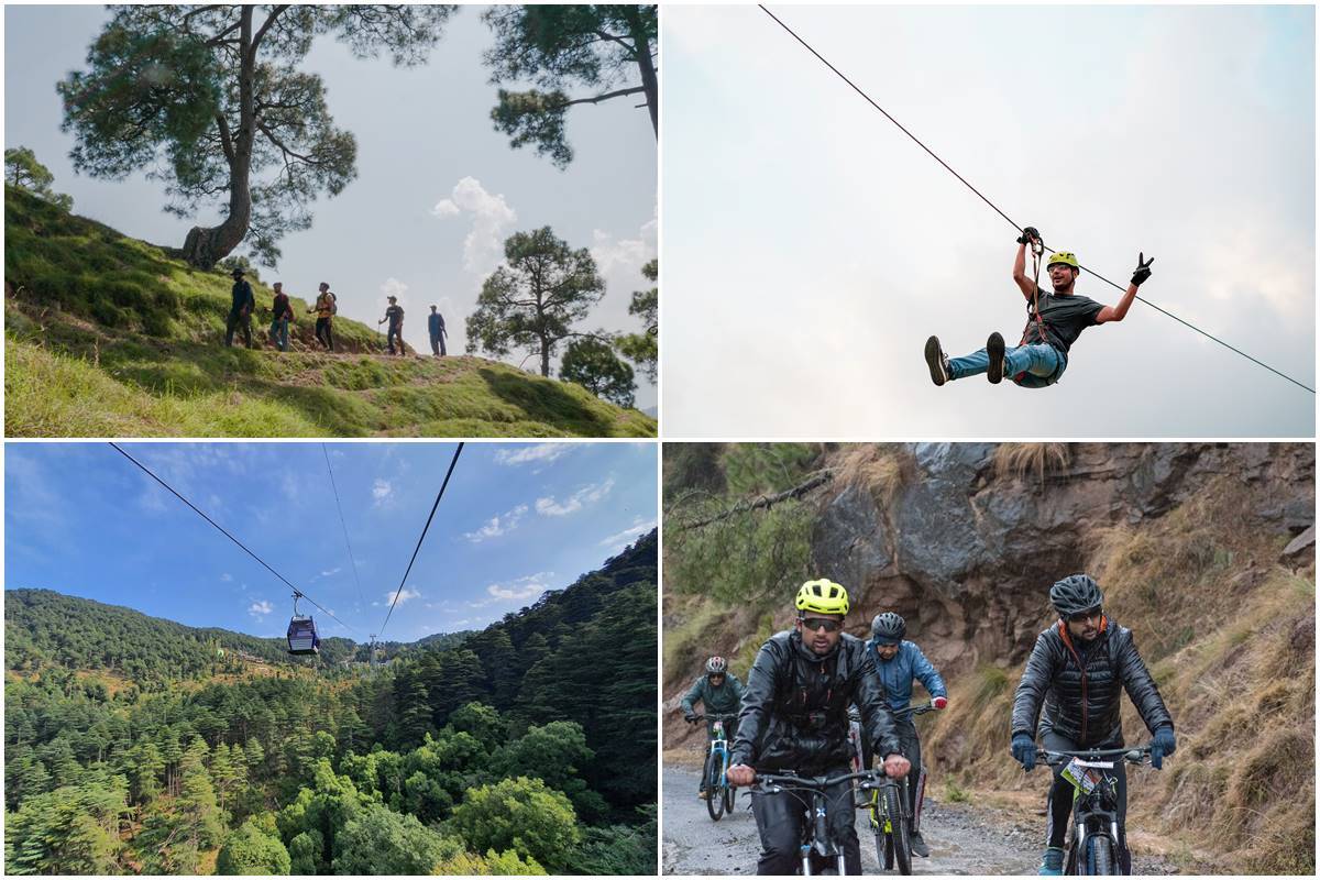 green mobility, travel and tourism, patnitop, kashmir, skyview, zipline