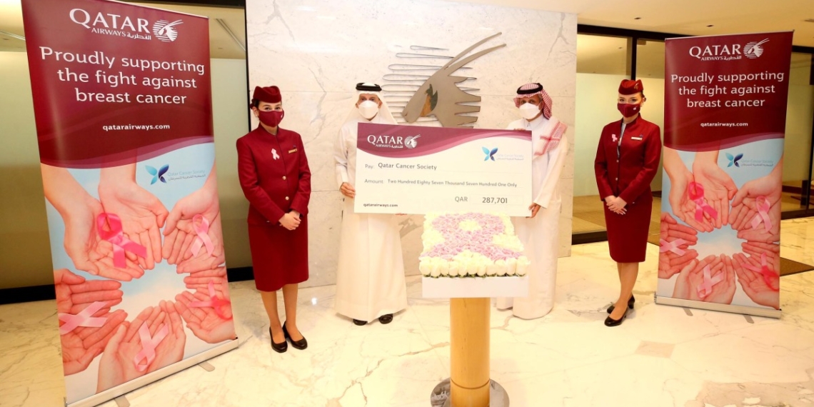 Qatar Airways Group employees raise QR287000 to fund cancer research - Travel News, Insights & Resources.