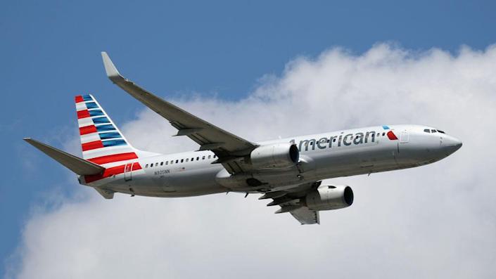 NEW YORK - AUGUST 24 : A Boeing 737-A23 operated by American Airlines takes off from JFK Airport on August 24, 2019 in the Queens borough of New York City. (Photo by Bruce Bennett/Getty Images) 