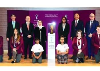 Qatar Airways displays FIFA World Cup trophy at OIS - Travel News, Insights & Resources.