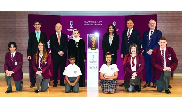 Qatar Airways displays FIFA World Cup trophy at OIS - Travel News, Insights & Resources.