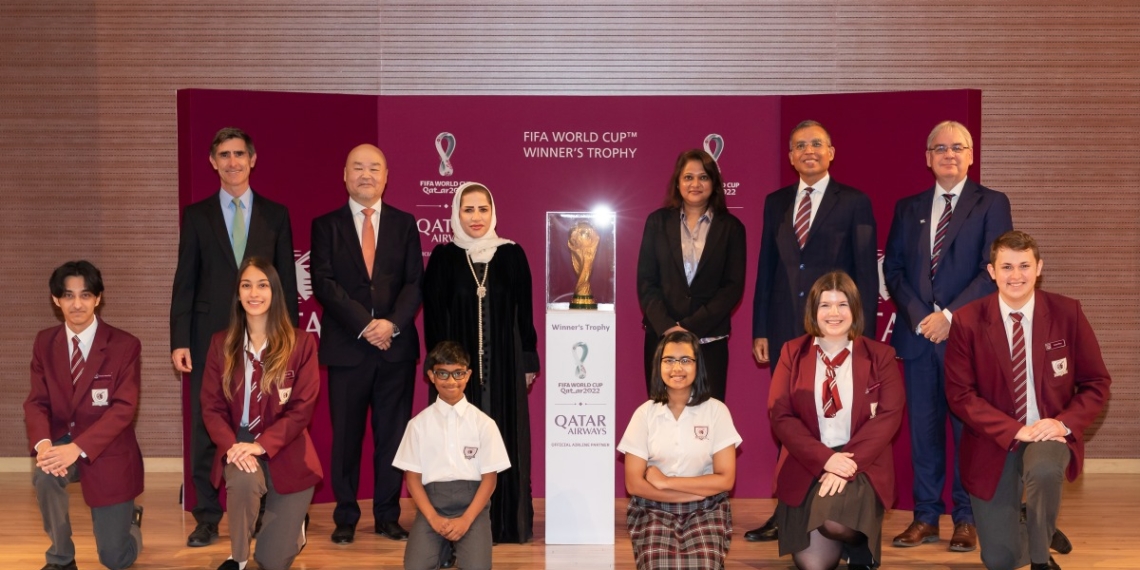 Qatar Airways presents iconic FIFA World Cup trophy at Oryx - Travel News, Insights & Resources.