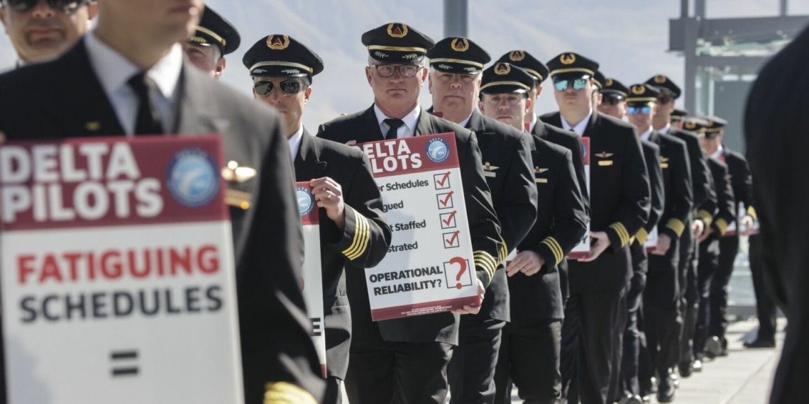 Delta pilots picket for commonsense solutions to staffing issues - Travel News, Insights & Resources.