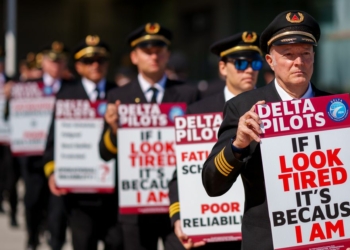 Delta pilots protest scheduling concerns outside of Salt Lake City - Travel News, Insights & Resources.