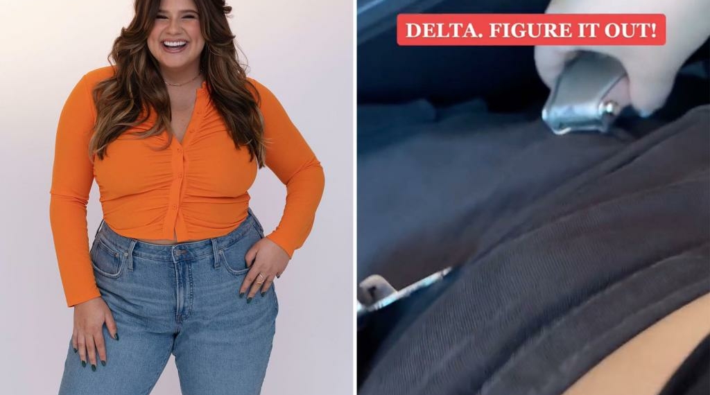 Plus size model calls out Delta over seatbelt length ‘Figure it - Travel News, Insights & Resources.