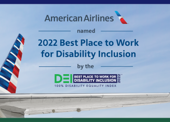 American Airlines Receives Perfect Score on the 2022 Disability Equality - Travel News, Insights & Resources.