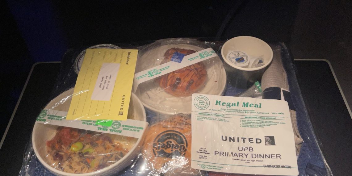 Kosher Meal In United Airlines Business Class Live and - Travel News, Insights & Resources.