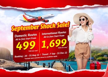 Thai Vietjet launches September shock sales TTR Weekly - Travel News, Insights & Resources.