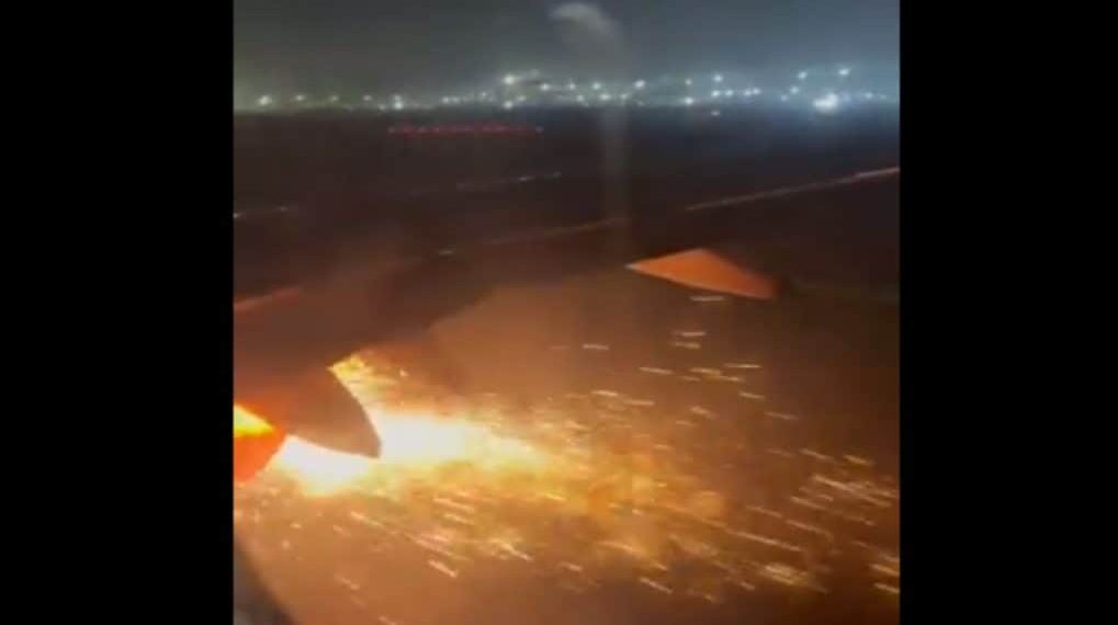 IndiGo plane catches fire during take off - Travel News, Insights & Resources.