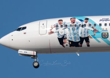 Flydubai reveals a special livery with Argentinas National Soccer Team - Travel News, Insights & Resources.