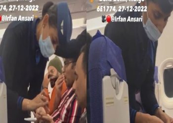 After fight video IndiGo air hostess gives mid air medical aid - Travel News, Insights & Resources.