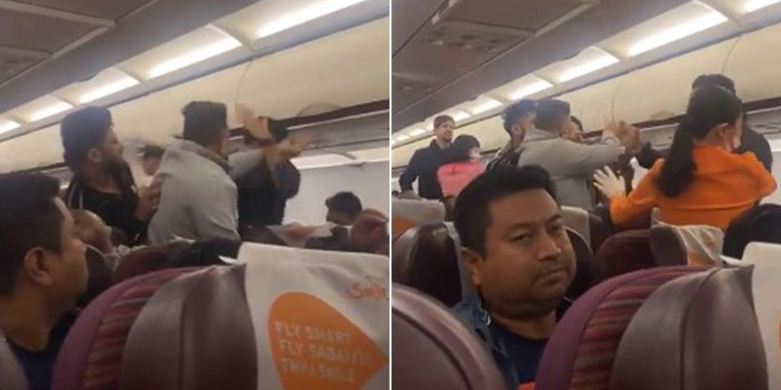 WATCH Passengers get into physical altercation on Bangkok Kolkata flight - Travel News, Insights & Resources.