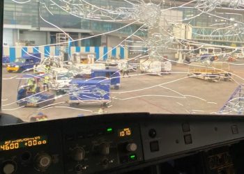 Hailstorm Damages Indigo Flight During Landing at Hyderabad Airport According - Travel News, Insights & Resources.