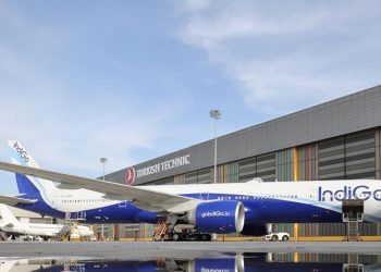 IndiGo coloured Boeing 777 unveiled by Turkish Technic for the first - Travel News, Insights & Resources.