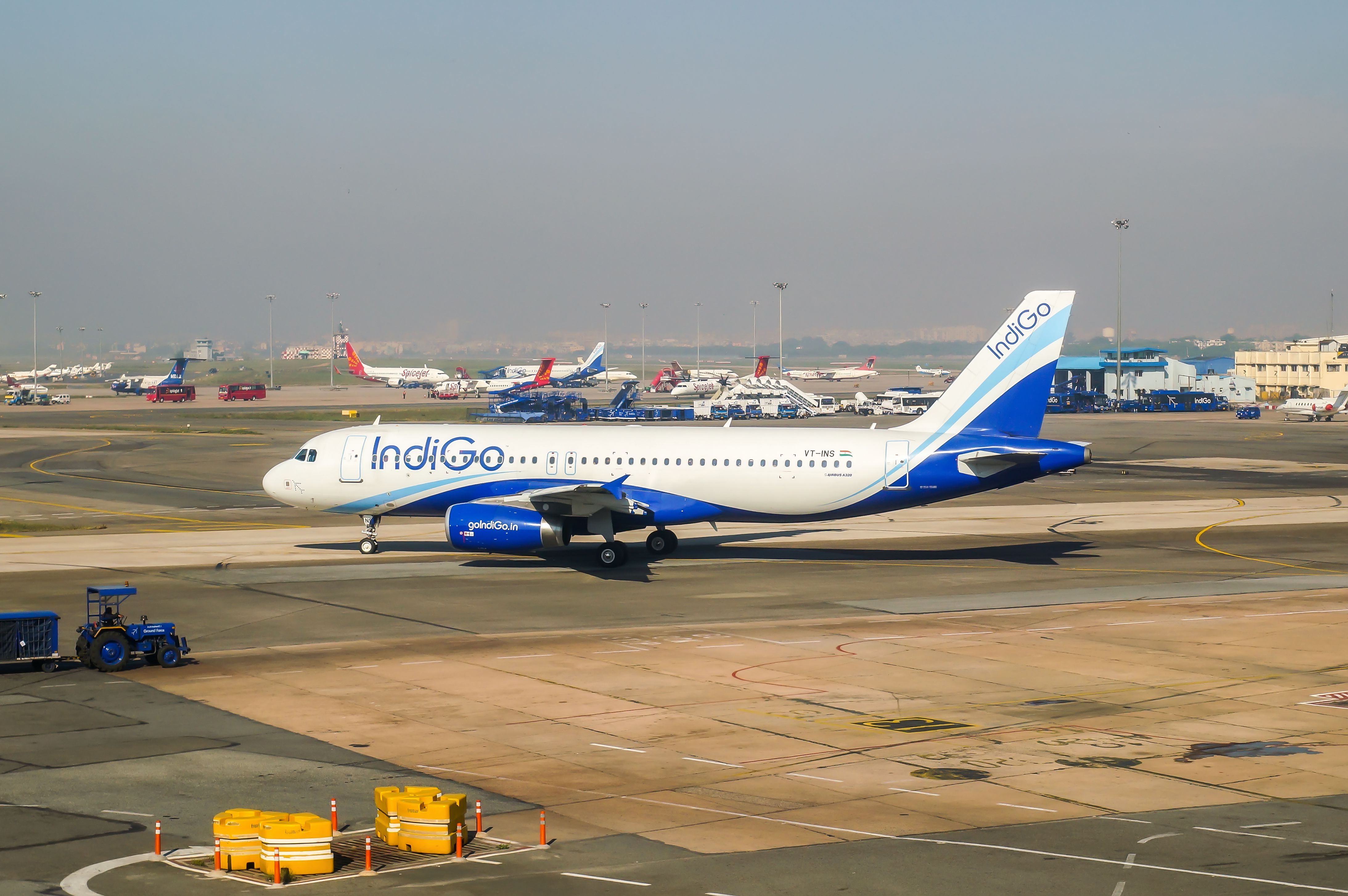 IndiGo A320 Delhi Airport