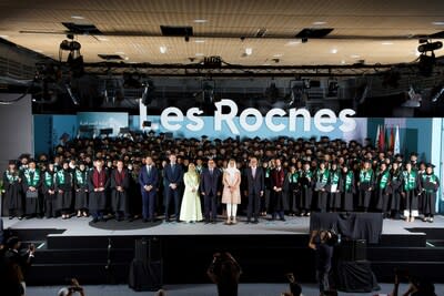 Les Roches Commen Ceremony Master's SKA 28th July 2023 group photo (PRNewsfoto/Les Roches)