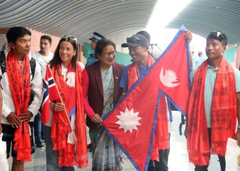 Harila Sherpa receive grand welcome at TIA - Travel News, Insights & Resources.