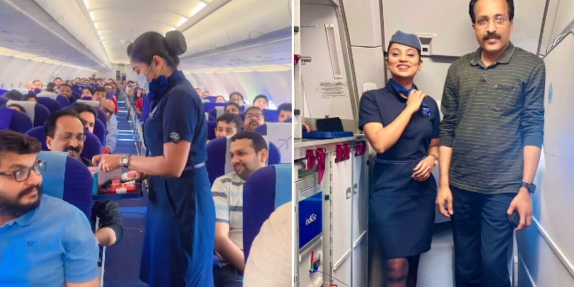 Air hostess welcomes Isro Chief S Somanath with heartfelt in flight - Travel News, Insights & Resources.