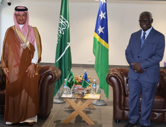 PM Sogavare and His Excellency Mr. Ahmed Al Khateeb1 - Travel News, Insights & Resources.