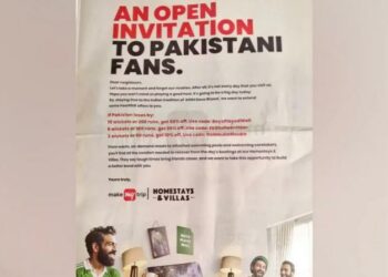 MakeMyTrip receives backlash for ad mocking Pakistani team - Travel News, Insights & Resources.