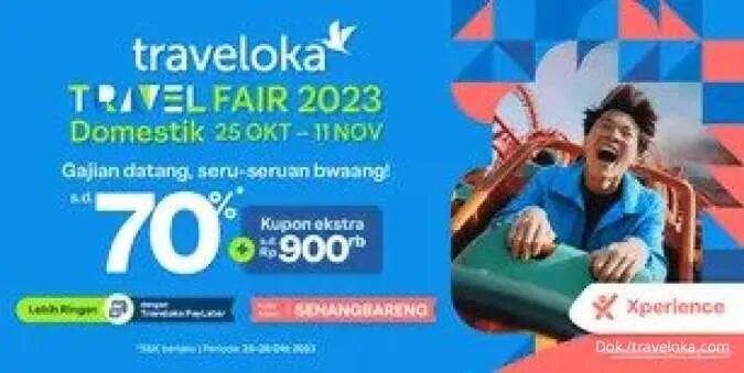 Promo Traveloka Travel Fair 2023 Nikmati Diskon Xperience Hingga 70 - Travel News, Insights & Resources.