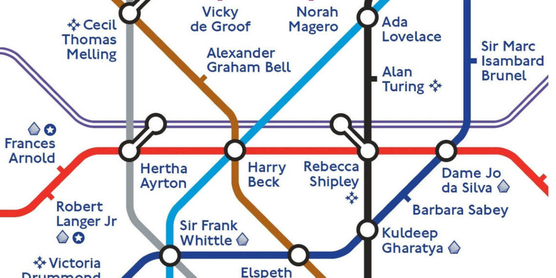 A New Tube Map Design Celebrating The Achievements Of Engineers - Travel News, Insights & Resources.