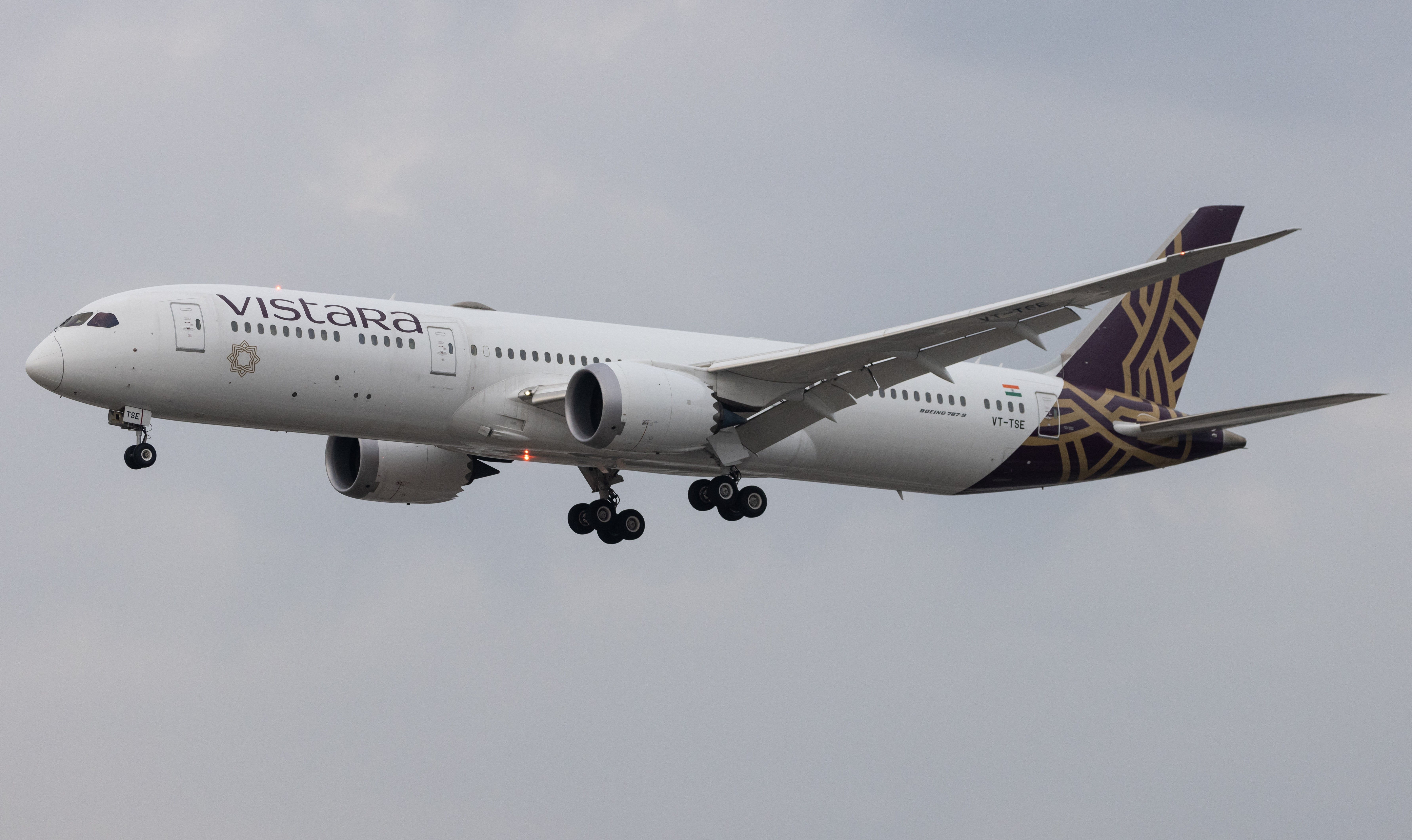 Vistara Boeing 787 Dreamliner