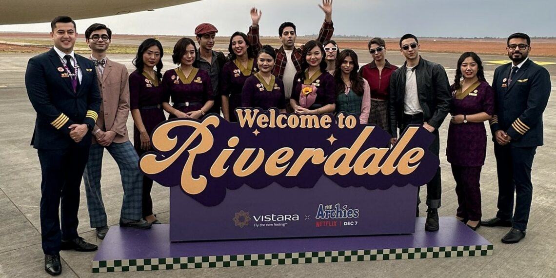 Vistara Netflix come together for retro themed flight for ‘The Archies - Travel News, Insights & Resources.