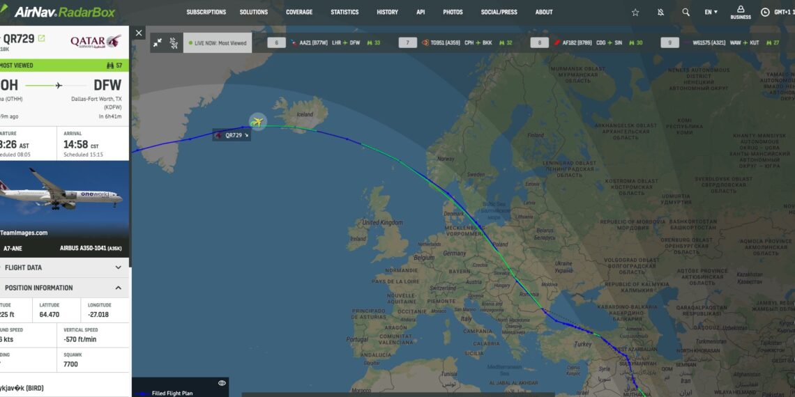 Qatar Airways QR729 to Dallas Fort Worth is declaring an emergency - Travel News, Insights & Resources.