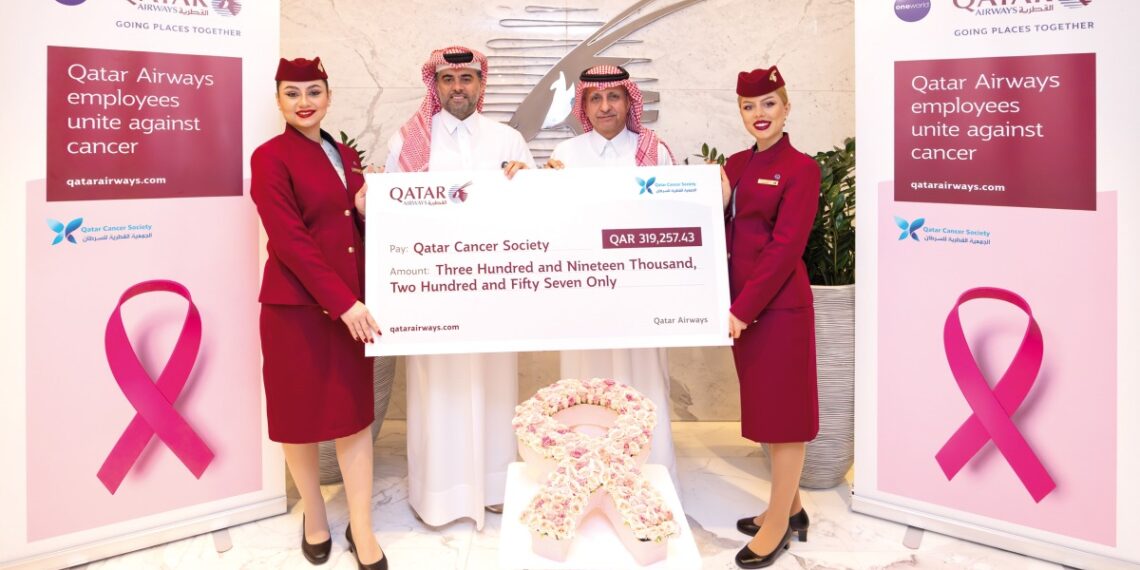 Qatar Airways employees donate over QR03m to QCS - Travel News, Insights & Resources.