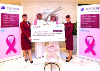 Qatar Airways employees unite against cancer raise funds for Qatar - Travel News, Insights & Resources.