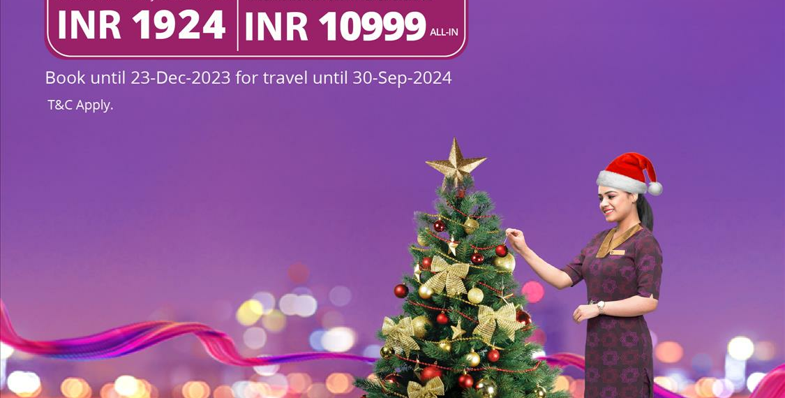 Vistara Unveils Special Christmas Sale VISTARAXMASJET Across Its Domestic And - Travel News, Insights & Resources.