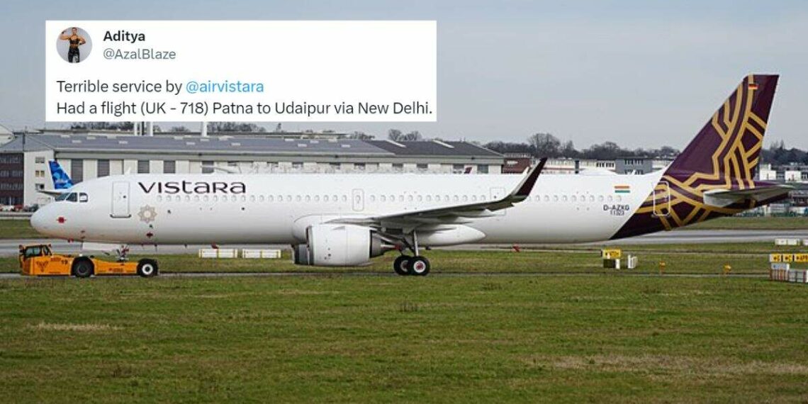 Flight Delay Rebooking More Vistara Passenger Complains On X - Travel News, Insights & Resources.