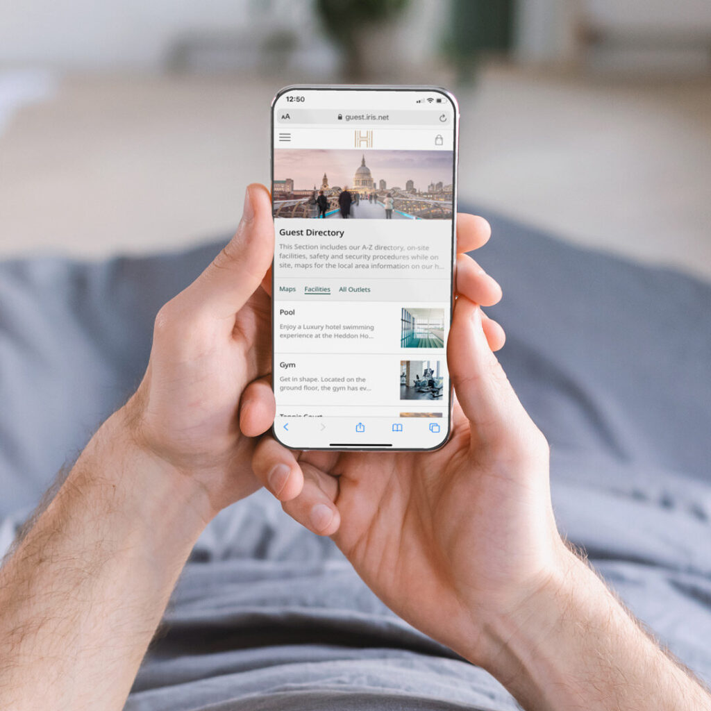 IRIS GXP Platform iPhone X Hotel Guest Directory - Travel News, Insights & Resources.