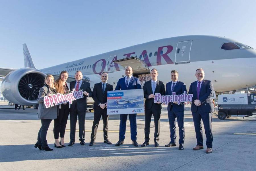 Letiste Praha Boeing 787 Dreamliner Qatar Airways 1 - Travel News, Insights & Resources.