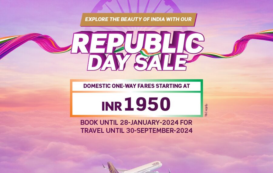 Vistara Announces Republic Day Sale with Exciting Fares Across Cabins - Travel News, Insights & Resources.