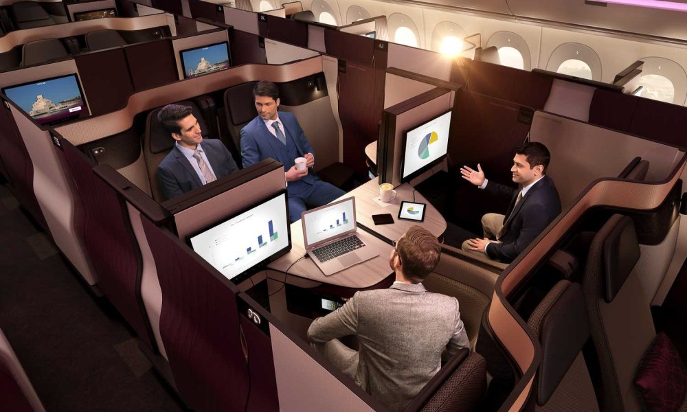 WF Qatar Airways qsuite quad business travellers 41656882940 o - Travel News, Insights & Resources.