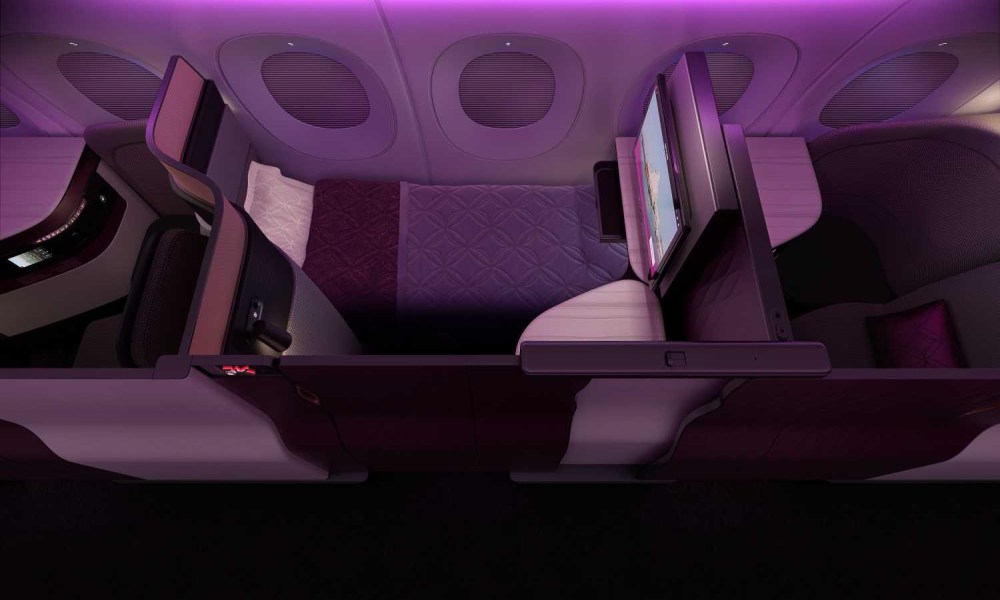 WF Qatar Airways qsuite single aisle bed 41656880930 o - Travel News, Insights & Resources.