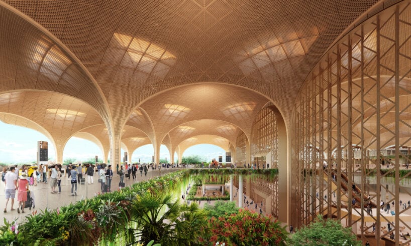 foster partners techo international airport phnom penh cambodia