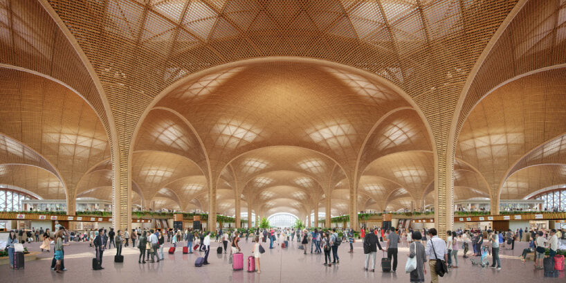 foster partners techo international airport phnom penh cambodia