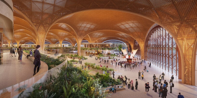 foster partners techo international airport phnom penh cambodia