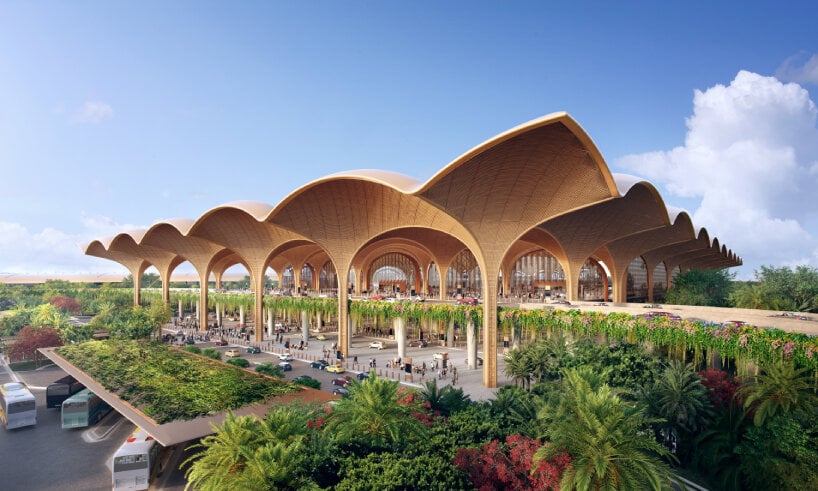 foster partners techo international airport phnom penh cambodia