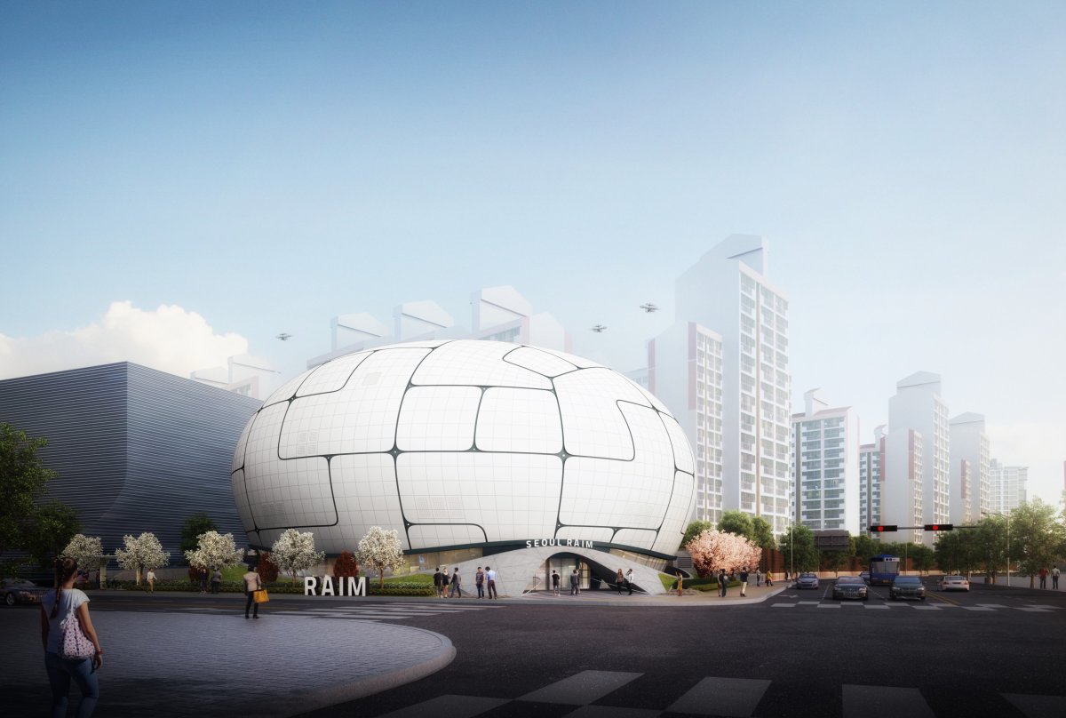 Rendering of Seoul Robot & AI Museum.