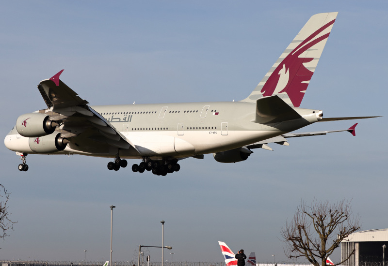 A7 APC Qatar Airways Airbus A380 800 by Lucas Wu AeroXplorer - Travel News, Insights & Resources.