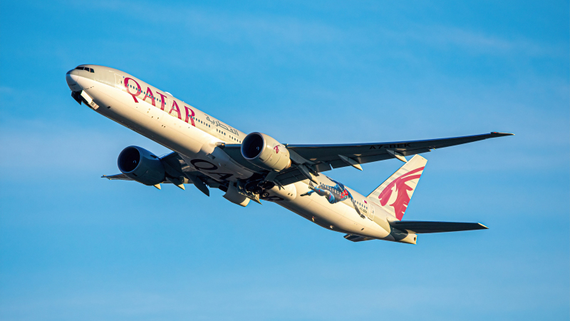 A7 BEK Qatar Airways Boeing 777 300ER by Griffin Hubner AeroXplorer - Travel News, Insights & Resources.