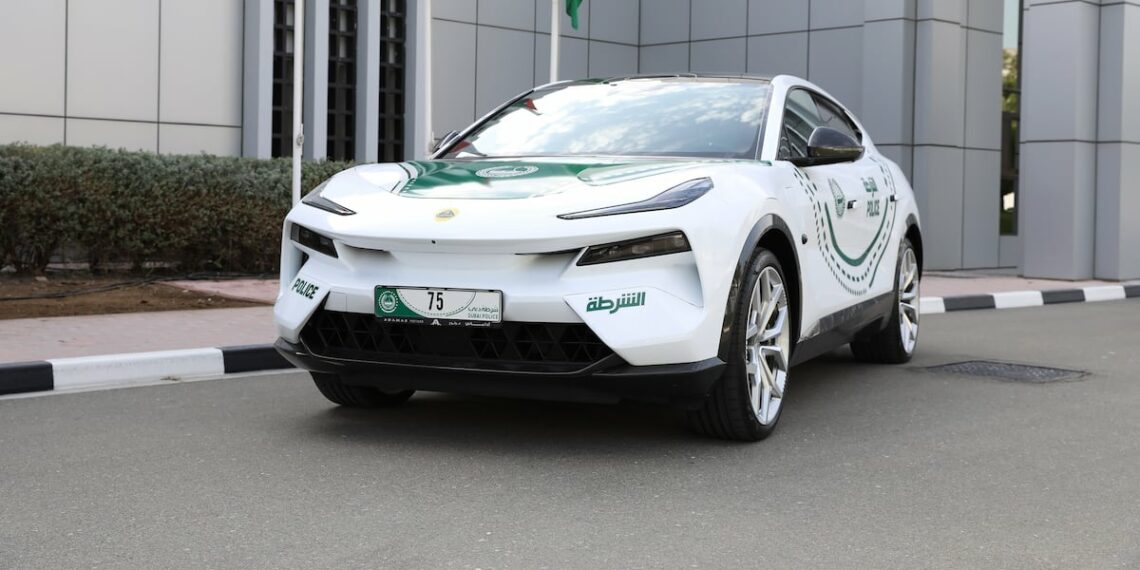 Dubai Police add luxury electric Lotus to fleet of tourist - Travel News, Insights & Resources.